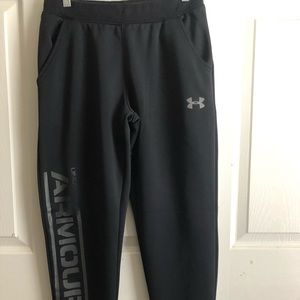 Under Armour Storm Boys Black/Gray Jogger Pants